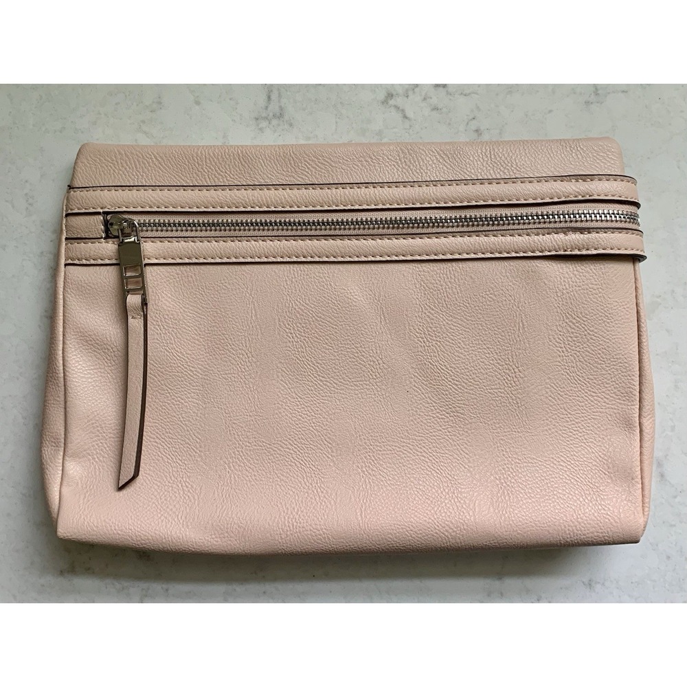 NWT Nine West Breslin Pouch HandBag Cameo Rose Pink‎